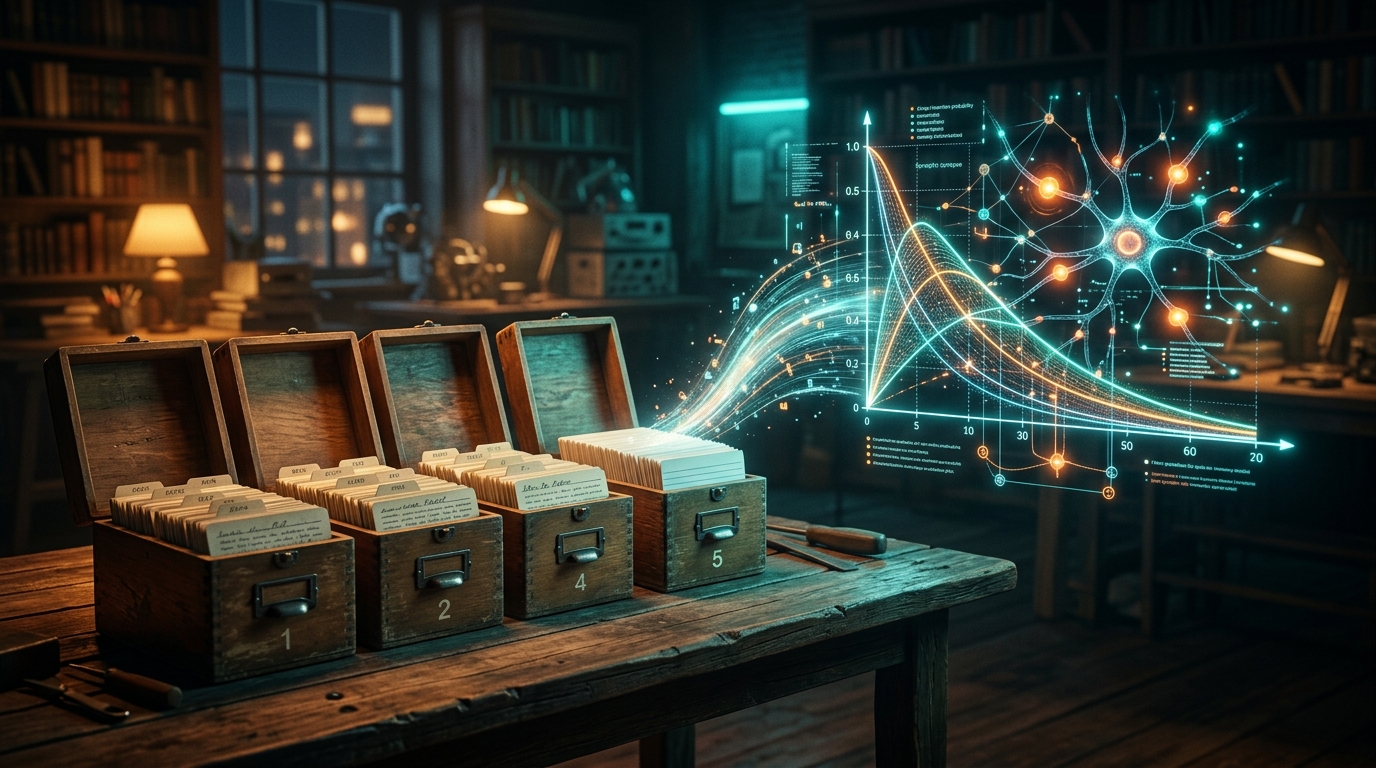 [2026 Guide] Leitner System vs. FSRS Algorithm: Why Physical Flashcard Boxes Fail & The Spaced Repetition Evolution