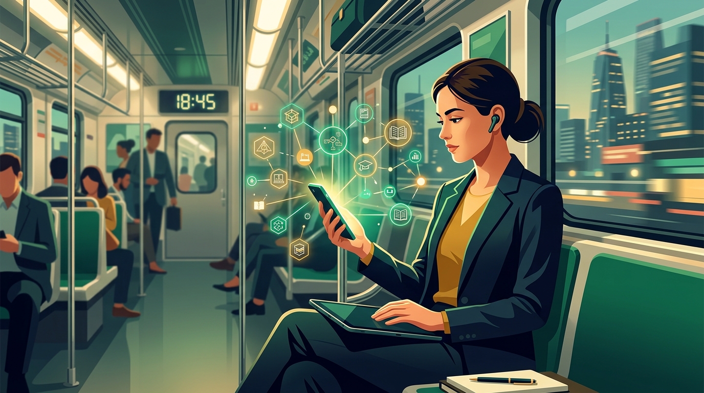 Microlearning & Commute Study Hack: Pass Hard Exams in 1-Minute Slices
