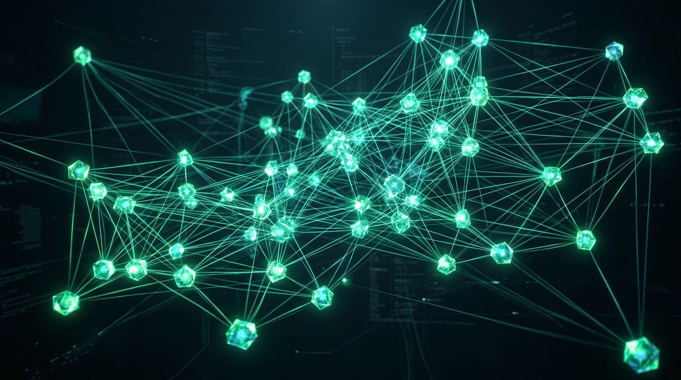Schema theory diagram illustrating how technical definitions connect through conceptual neural networks